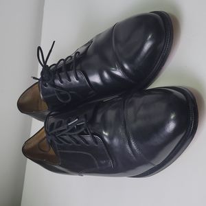 COLE HAAN NIKE AIR BLACK OXFORD DRESS LACE UP SHOES 13M